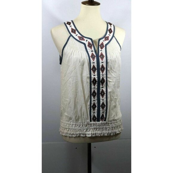 Payton Tops - Payton Women's White Cotton Top Size S